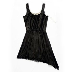 NEW WILLOW & CLAY for Modcloth Sleeveless Asymmetrical Sheer Layer Dress XS